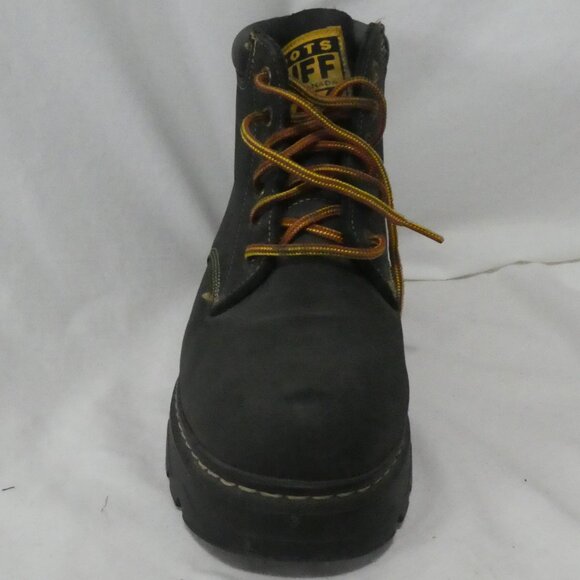 ROOTS - Tuff | 11 inch bottom sole measured | Rugged Black Outdoor Hiking Boots - Picture 2 of 12
